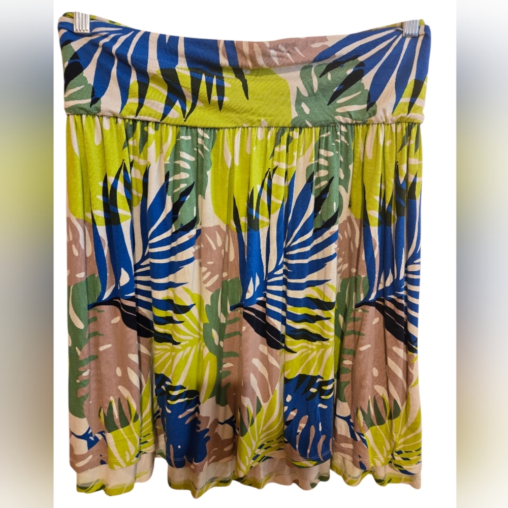 LaneBryant Tropical Print Skirt,26/28